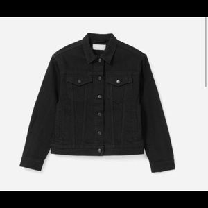 Everlane The Denim Jacket in black- Like New